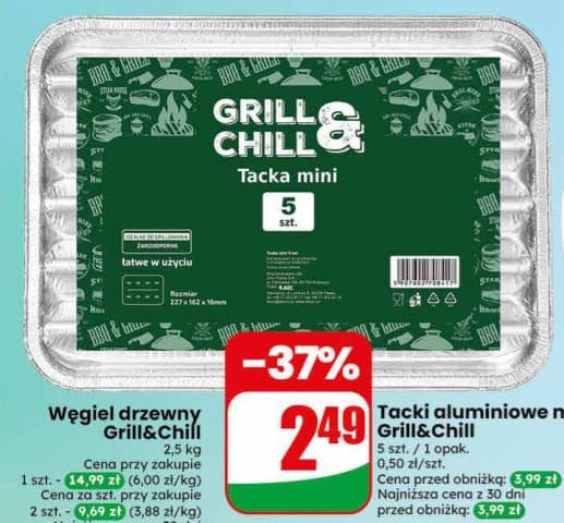 tacki aluminiowe do grilla