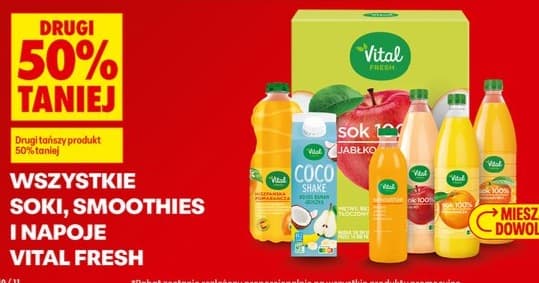 Wszystkie soki, smoothies i napoje
