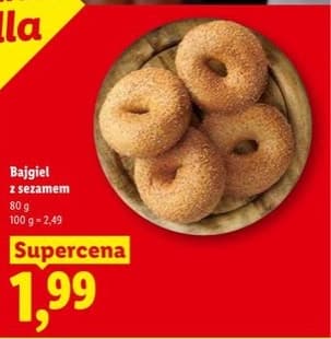 bajgiel z sezamem
