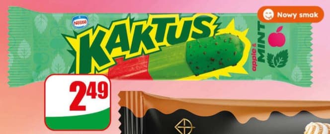 lody na patyku Kaktus jabłko mięta
