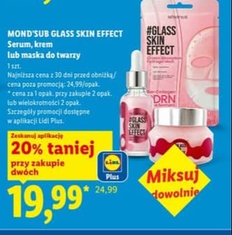 serum, krem lub maska do twarzy Glass Skin Effect