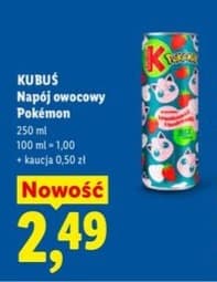 napój owocowy Pokémon