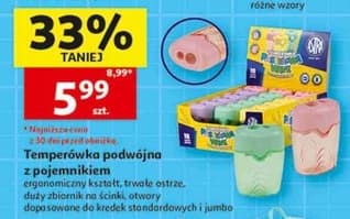 temperówka podwójna z pojemnikiem