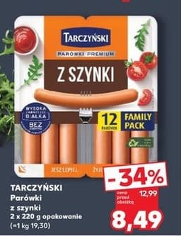 parówki z szynki
