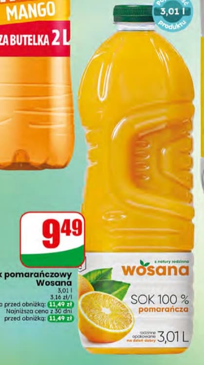 sok pomarańczowy 100%
