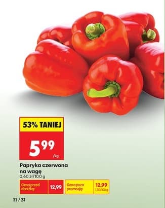 papryka czerwona na wagę