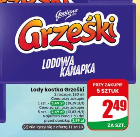 lody kostka Grześki