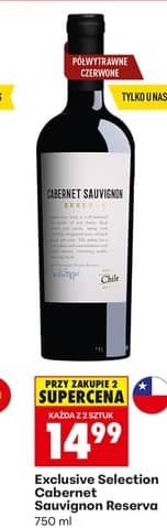 Exclusive Selection wino Cabernet Sauvignon Reserva 750ml