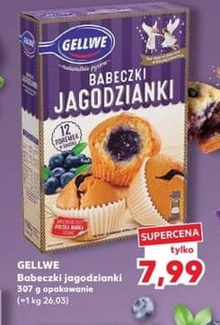 Gellwe babeczki jagodzianki 307g