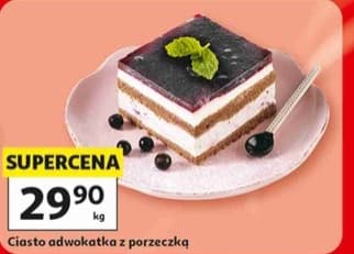 ciasto adwokatka z porzeczką