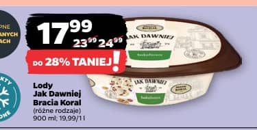 Bracia Koral lody Jak Dawniej 900ml