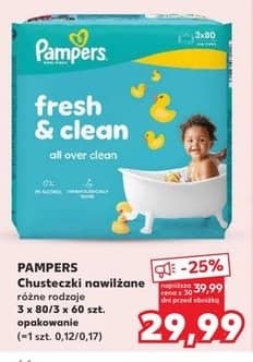 Pampers chusteczki nawilżane 3x80/3x60szt.