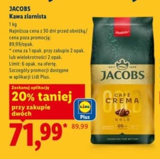 kawa ziarnista cafe crema gold
