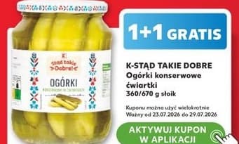 ogórki konserwowe ćwiartki