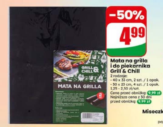 mata na grilla i do piekarnika