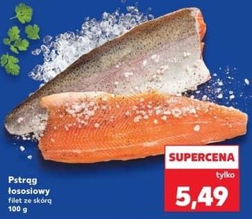 pstrąg tęczowy łososiowy filet ze skórą