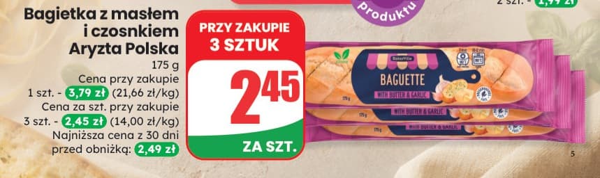 bagietka z masłem i czosnkiem