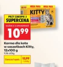 Kitty karma dla kota w saszetkach 12x100g