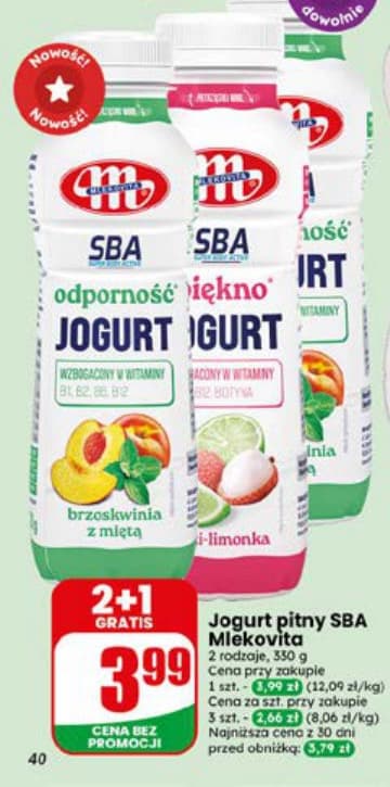 jogurt pitny SBA