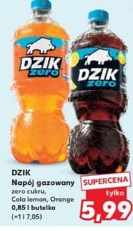 napój gazowany zero cukru
