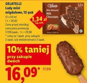lody mini migdałowe