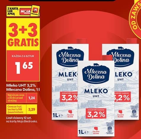 Mleczna Dolina mleko UHT 3,2% 1l