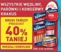 Wszystkie wędliny, parówki i konserwy
