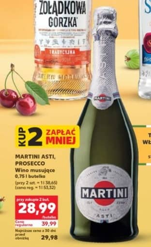 Martini wino musujące Asti Prosecco 0.75l
