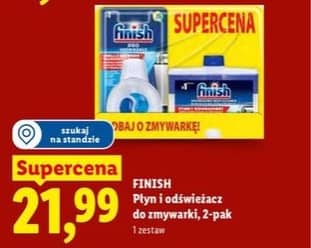 Finish płyn i odświeżacz do zmywarki 2-pak