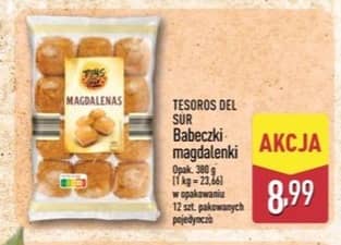 Tesoros del Sur babeczki magdalenki 380g