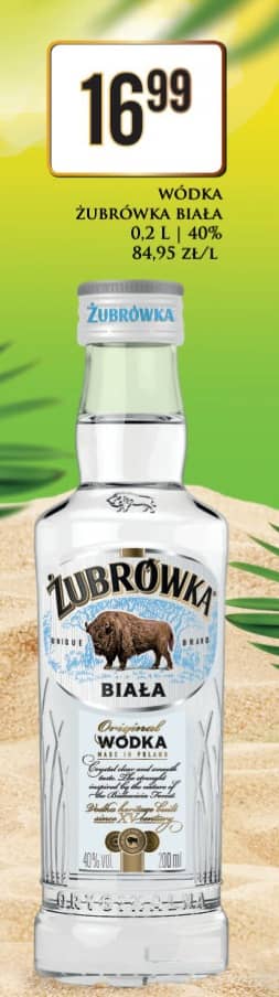 Żubrówka wódka biała 0.2l