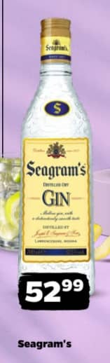 Seagram's gin 700ml