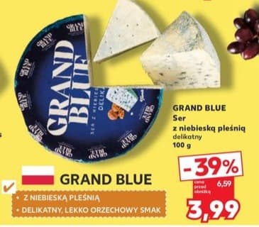 ser z niebieską pleśnią delikatny