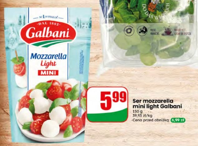 ser mozzarella mini light