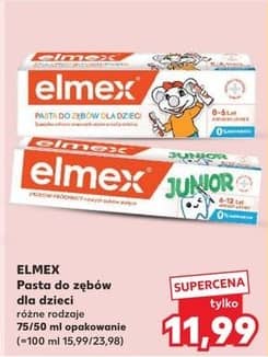 Elmex pasta do zębów dla dzieci 75/50ml