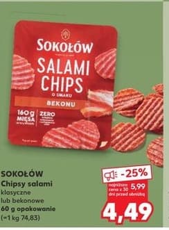 chipsy salami klasyczne lub bekonowe