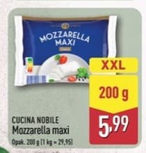 mozzarella maxi XXL