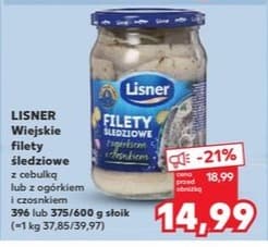 wiejskie filety śledziowe z cebulką lub z ogórkiem i czosnkiem