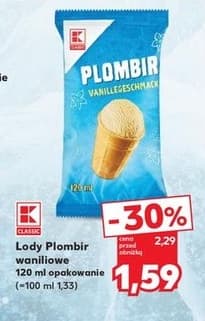 lody plombir waniliowe