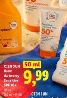 krem do twarzy Sensitive SPF 50+