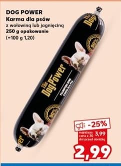 karma dla psów z wołowiną lub jagnięciną