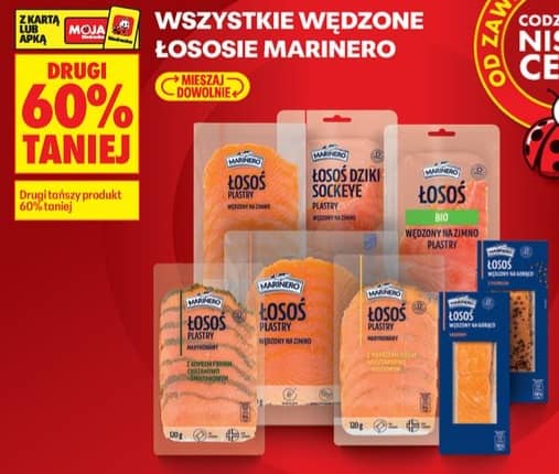 Marinero wszystkie wędzone łososie