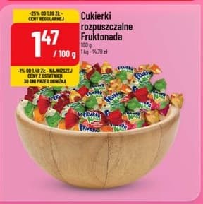 cukierki rozpuszczalne Fruktonada