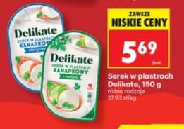 serek w plastrach kanapkowy lub z ziołami