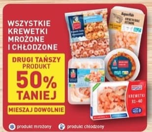 Wszystkie krewetki mrożone i chłodzone