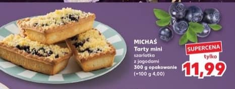 Michaś tarty mini szarlotka z jagodami 300g