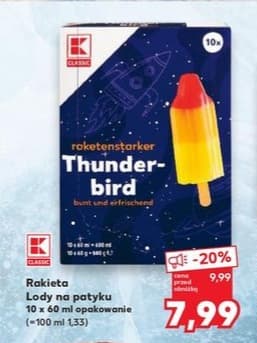 lody na patyku Rakietka