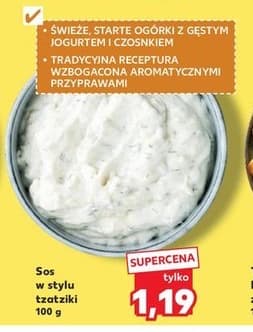 sos w stylu tzatziki