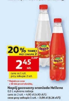 napój gazowany oranżada