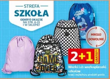 worki lub workoplecaki szkolne